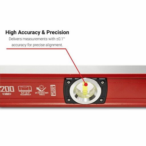 Xtorque XDIG1200C 1200mm Digital Spirit Level Red – image 6