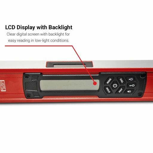 Xtorque XDIG1200C 1200mm Digital Spirit Level Red – image 7
