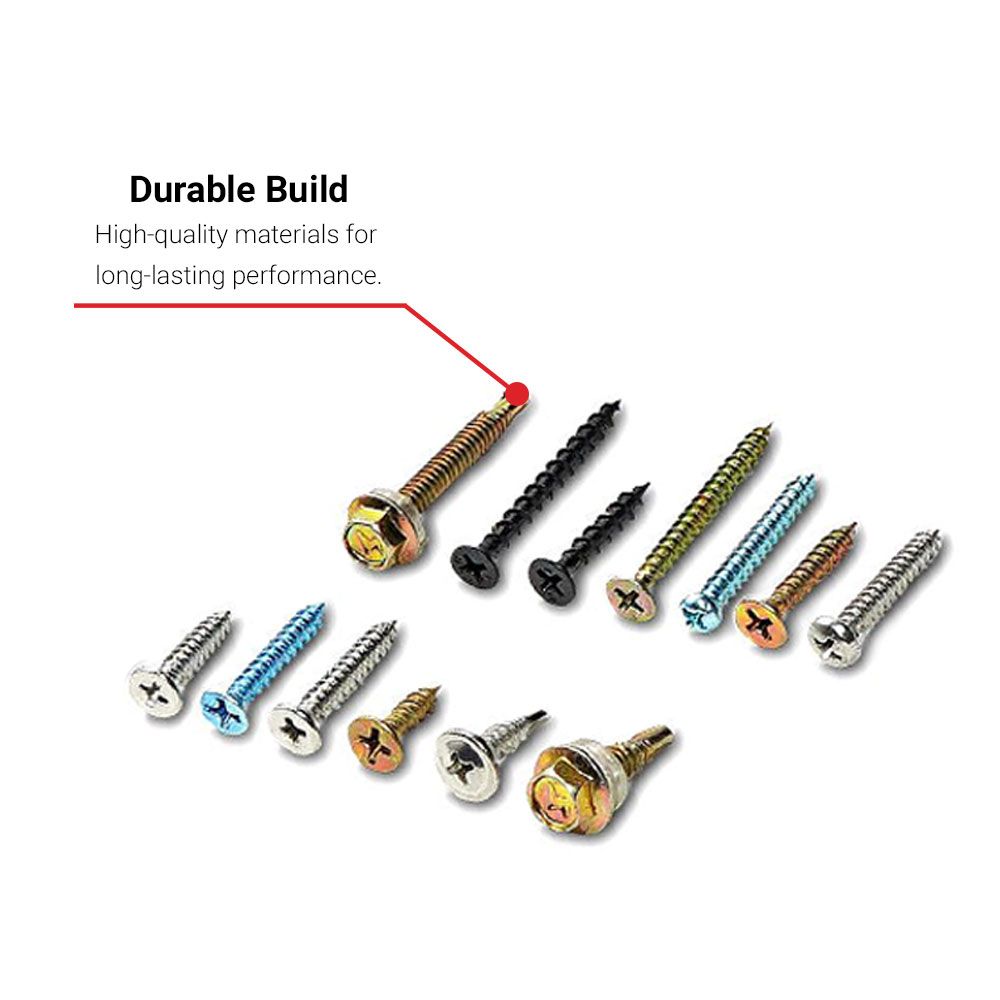 Fixed Fasteners FMS320 320pce Mixed Screws Assortment Kit – image 8