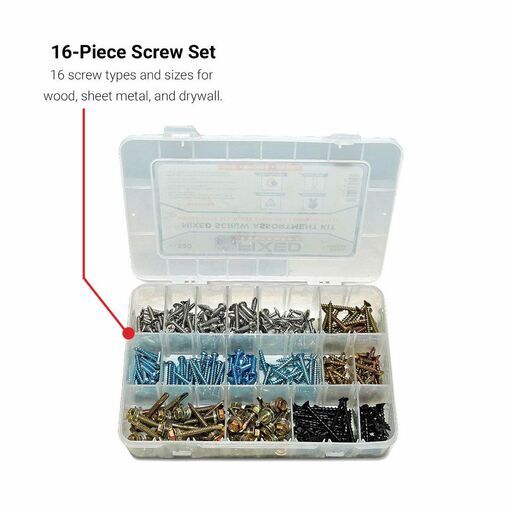 Fixed Fasteners FMS320 320pce Mixed Screws Assortment Kit – image 6