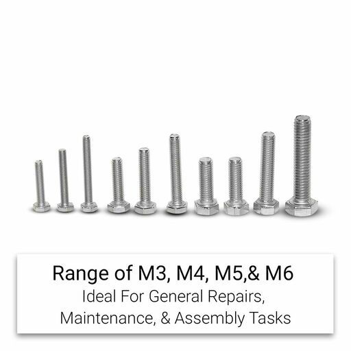 Fixed Fasteners FMS665 665pce Mixed Screws & Nut Assortment Kit