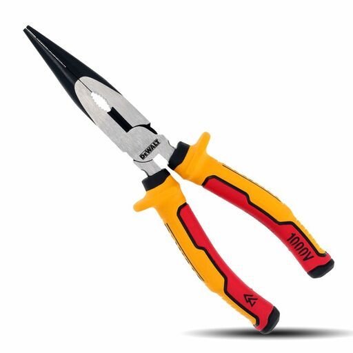 DeWalt DWHT82804-0 200mm Laser Hardened VDE 1000V Long Nose Plier – image 2