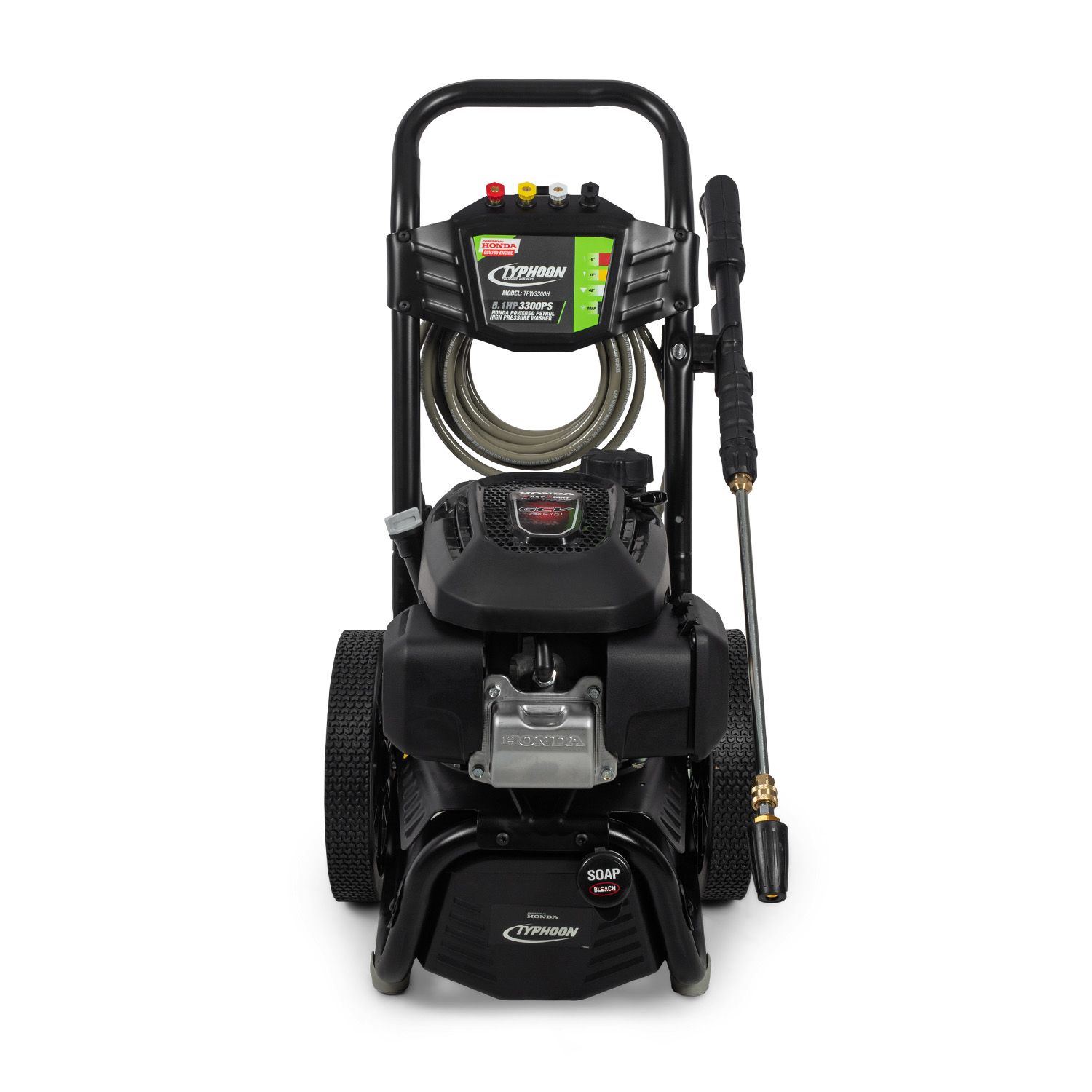 Typhoon TPW3300H 5.1HP 3300PSI Honda Powered GCV190 Petrol High Pressure Washer – image 2