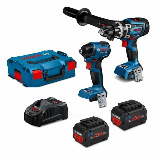 Bosch 0.615.A50.08P 18V 8.0Ah Cordless Brushless BITURBO 2pce Combo Kit – image 2