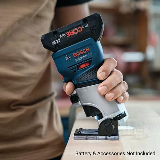 Bosch GKF 18V-8 (0.601.6C2.071) 18V Li-ion Cordless Brushless Laminate Trimmer Router - Skin Only – image 3