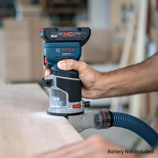 Bosch GKF 18V-8 (0.601.6C2.071) 18V Li-ion Cordless Brushless Laminate Trimmer Router - Skin Only – image 4