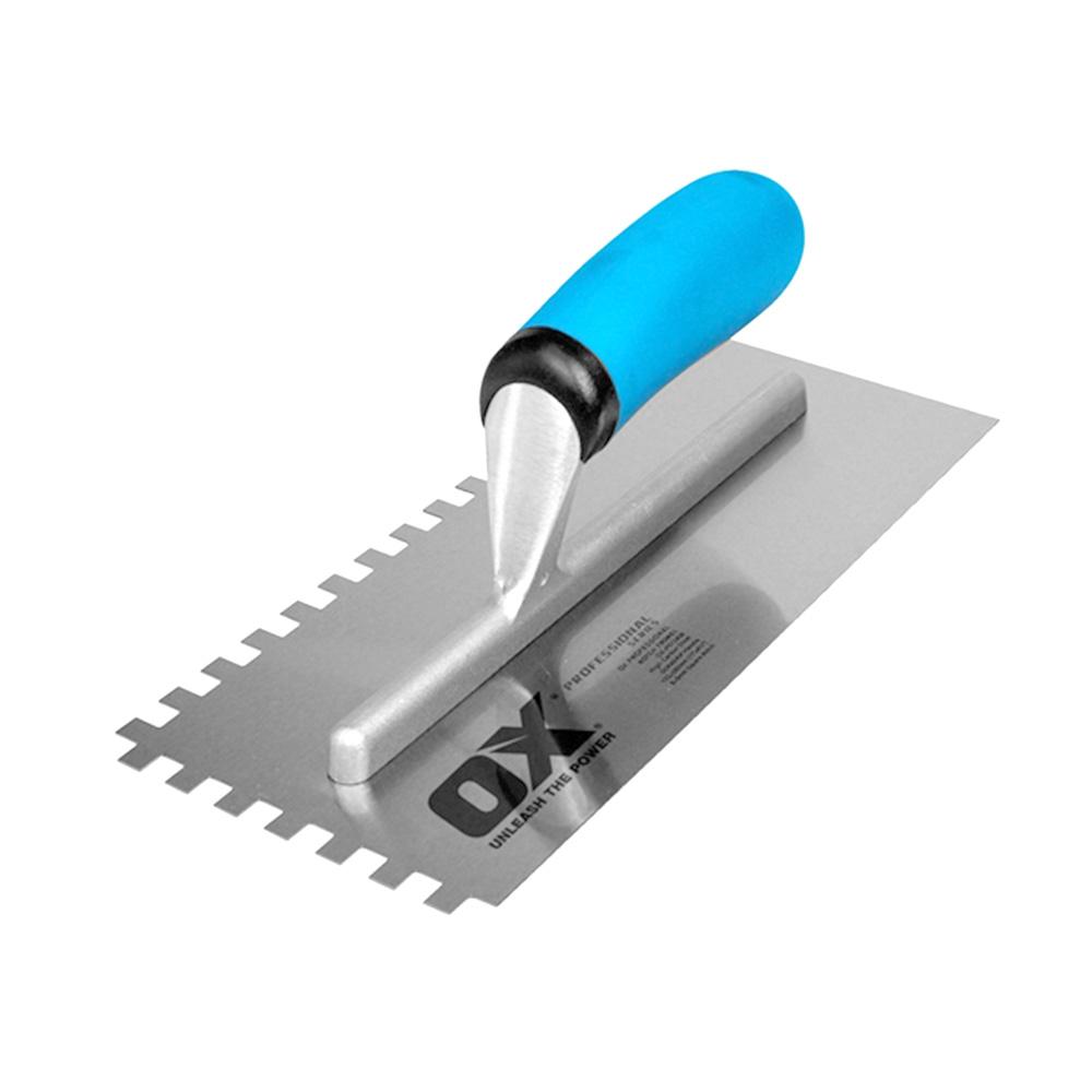 OX Tools OX-P013406 Professional 6mm x 6mm Notch Trowel – image 2