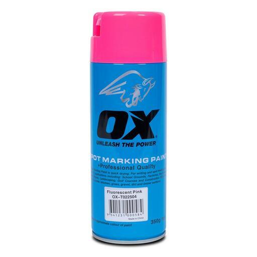 OX Tools OX-T022504 Trade Fluro Pink Spot Marking Paint Can