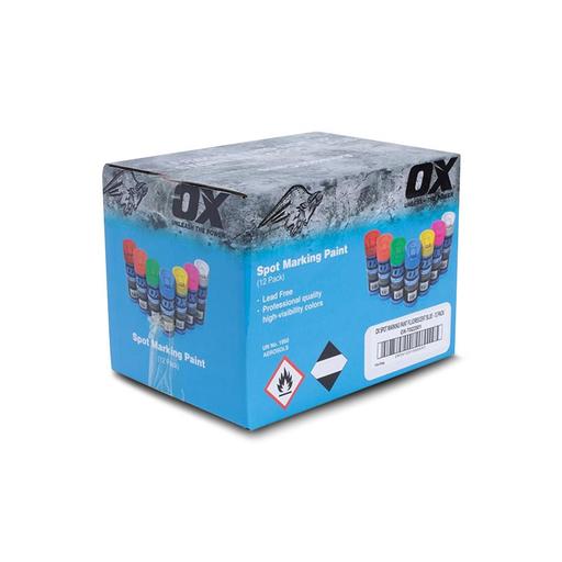 OX Tools OX-T02250412 12-Pack Trade Fluro Pink Spot Marking Paint – image 3