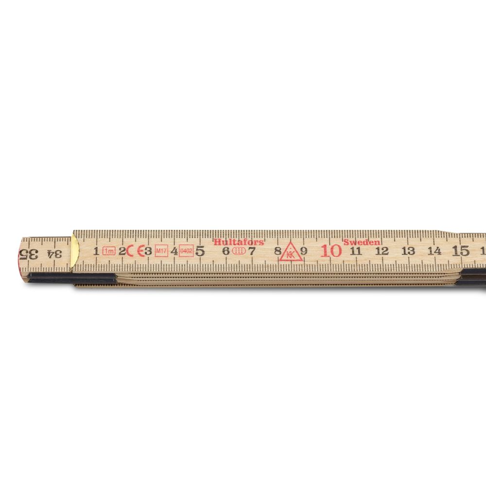 Hultafors 100204 1m Wooden Folding Rule – image 4