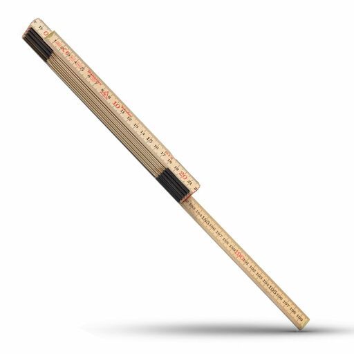 Hultafors 100004 2m Wooden Folding Rule – image 3