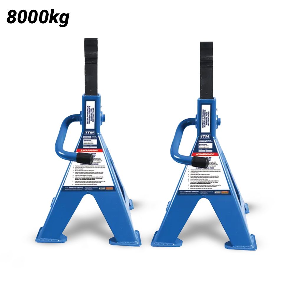 ITM TM820-08000 2-Pack 8000kg Ratchet Jack Stands – image 1