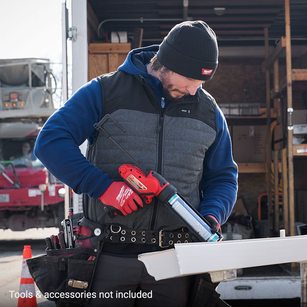Milwaukee M750B Rib-Knit Cuffed Beanie - Black – image 4