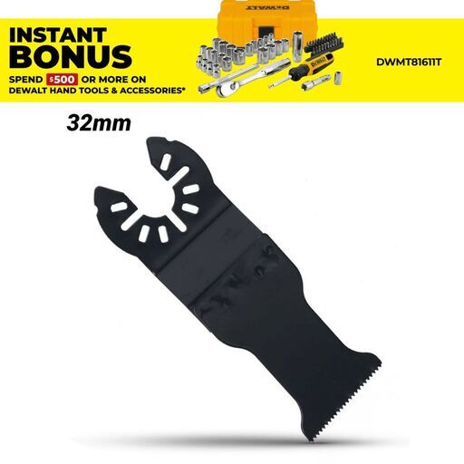 DeWalt DT20774-QZ 32mm BiM Bevel Cut Multi-Tool Saw Blade