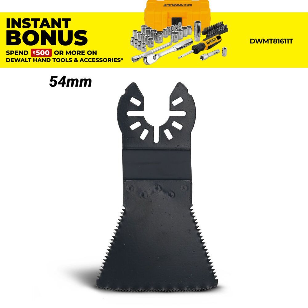 DeWalt DT20773-QZ 3-Sided 54mm BIM Multimat Multi-Tool Blade – image 1