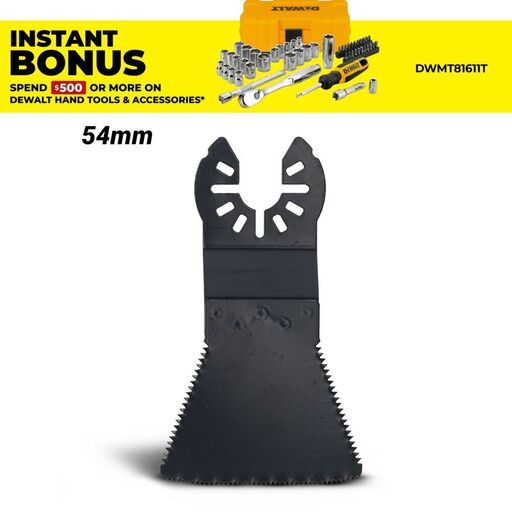 DeWalt DT20773-QZ 3-Sided 54mm BIM Multimat Multi-Tool Blade