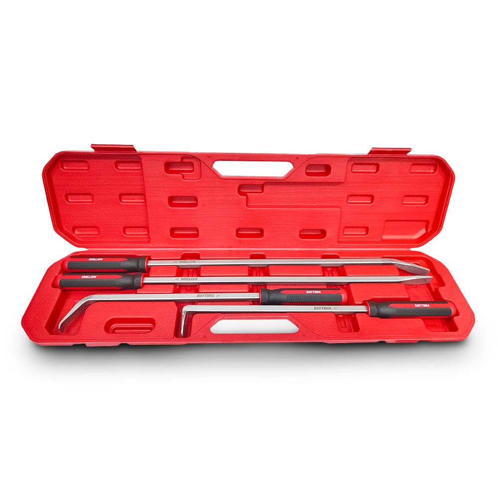 HARDK Pry Bar Tool - Heavy Duty Pry Bar Set of 5 - Pry Bars with