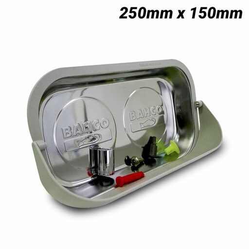Bahco BMR240 250mm x 150mm Rectangular Magnetic Storage Tray with PVC Extension
