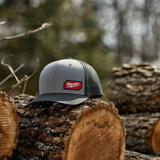 Milwaukee 505GN (505G) Grey GRIDIRON Trucker Hat – image 5