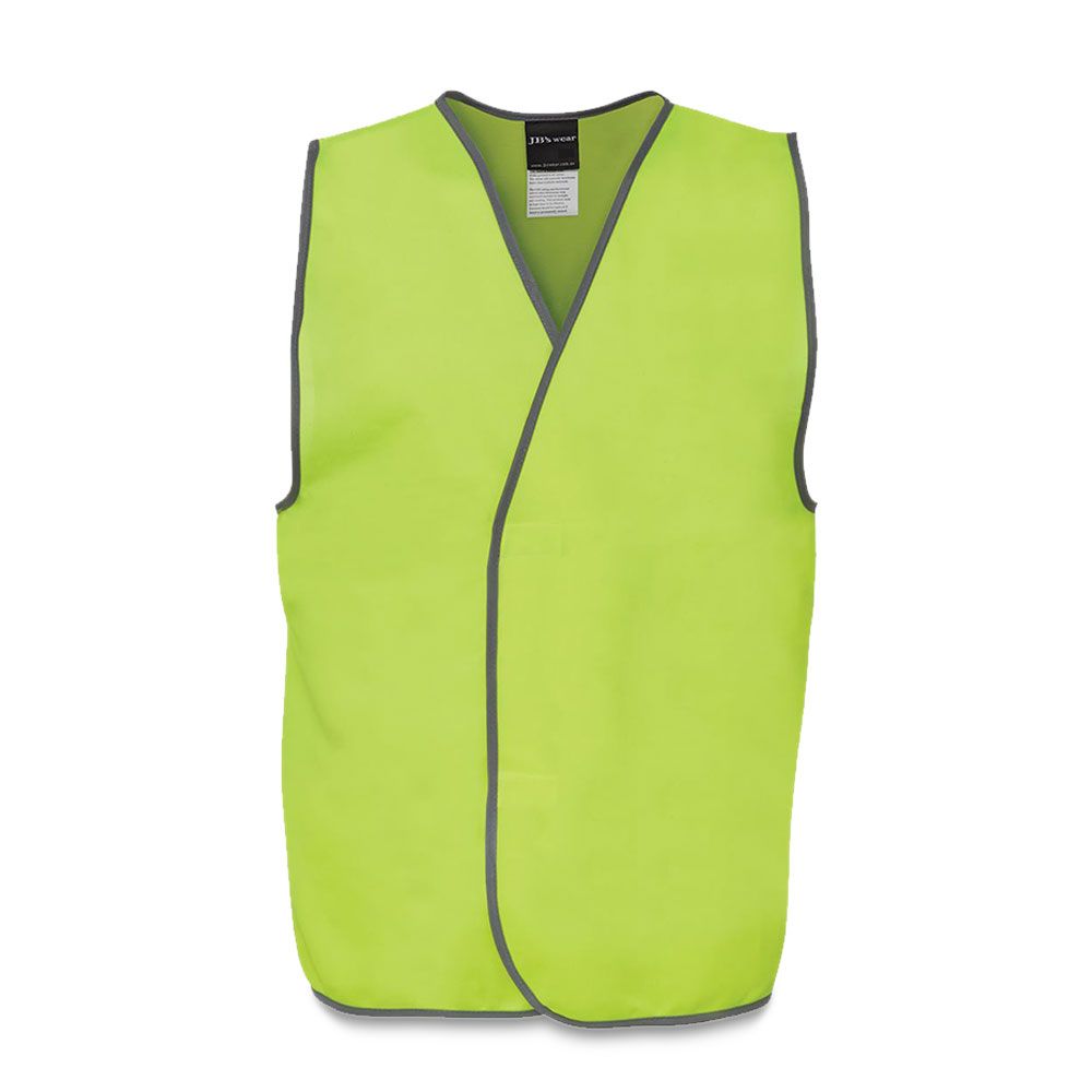 JB's Wear 6HVSVL JB's HI VIS Lime Safety Vest – image 2