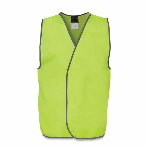 JB's Wear 6HVSVL JB's HI VIS Lime Safety Vest – image 2