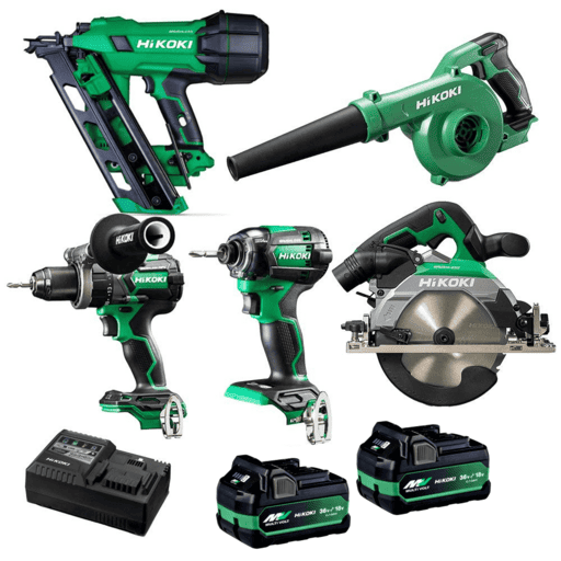 HiKOKI CHIPPYKIT(HRZ) 18V 5.0Ah/36V 2.5.Ah Li-ion MultiVolt Cordless Brushless Carpentry Starter Kit – image 2