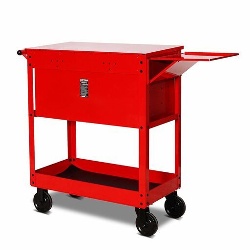 Daytona D4CARD 30" 4 Drawer Utility Cart with Full Lid - Red – image 3