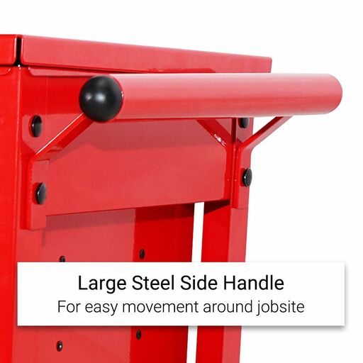 Daytona D4CARD 30" 4 Drawer Utility Cart with Full Lid - Red – image 7