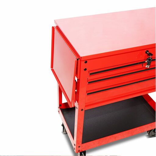 Daytona D4CARD 30" 4 Drawer Utility Cart with Full Lid - Red – image 13