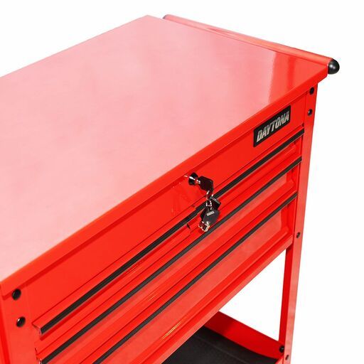 Daytona D4CARD 30" 4 Drawer Utility Cart with Full Lid - Red – image 14