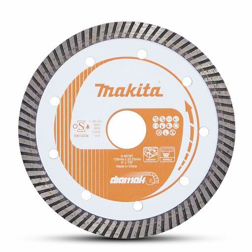 Makita D-80167 125mm x 22.23mm/20mm DIAMAK Turbo Diamond Blade – image 2