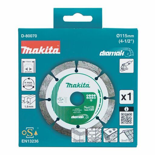 Makita D-80070 115mm x 22.23mm DIAMAK Segmented Diamond Blade – image 2