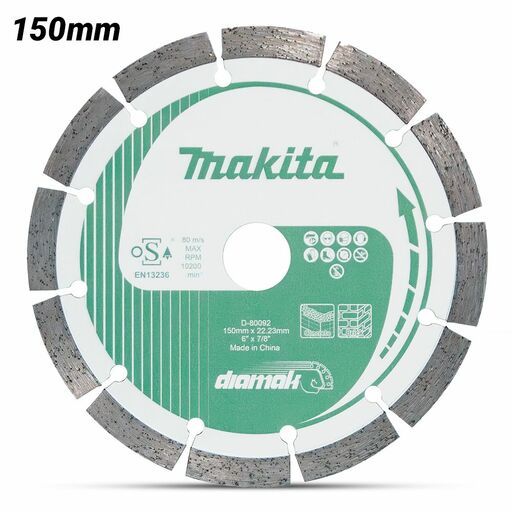 Makita D-80092 150mm x 23.23mm DIAMAK Segmented Diamond Blade