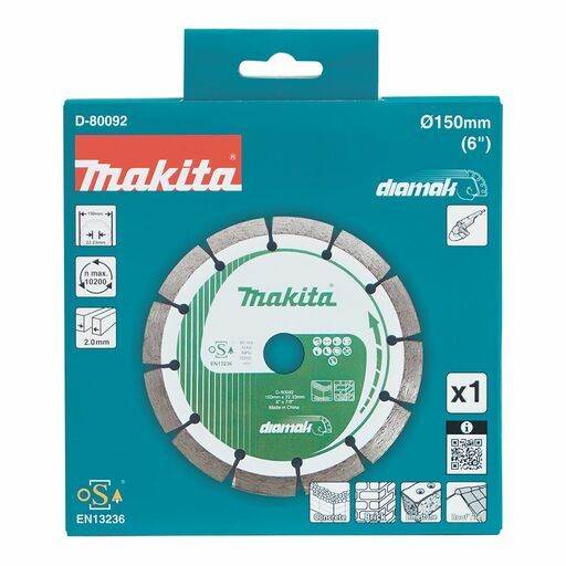 Makita D-80092 150mm x 23.23mm DIAMAK Segmented Diamond Blade – image 2