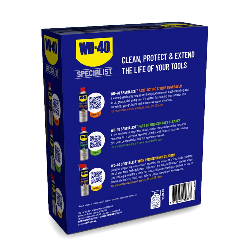 WD40 21038 Specialist Tool Maintenance Pack