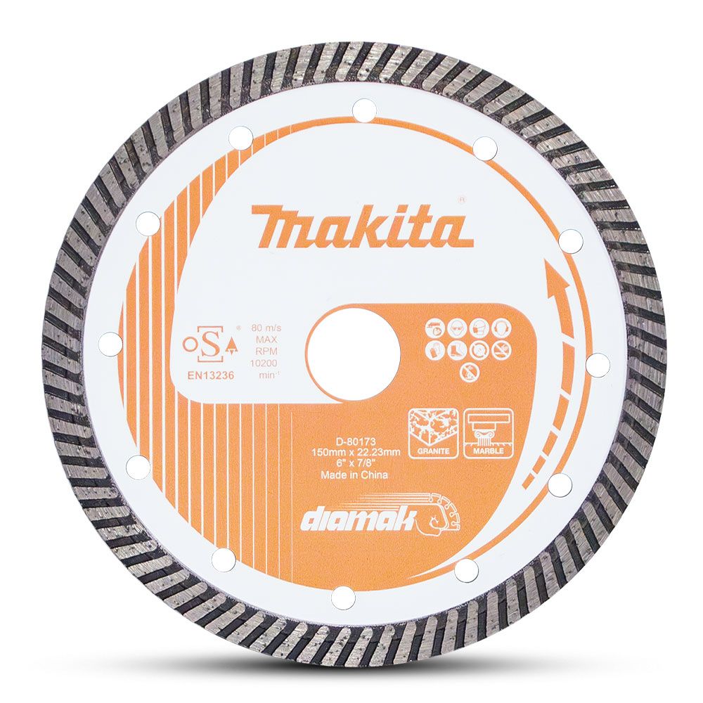 Makita D-80173 150mm x 22.23mm DIAMAK Turbo Diamond Blade