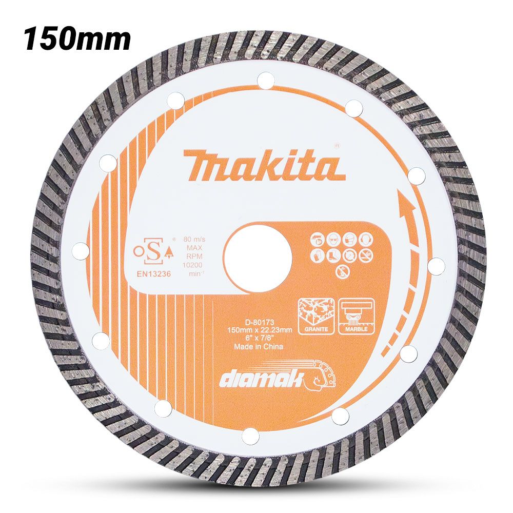Makita D-80173 150mm x 22.23mm DIAMAK Turbo Diamond Blade – image 1
