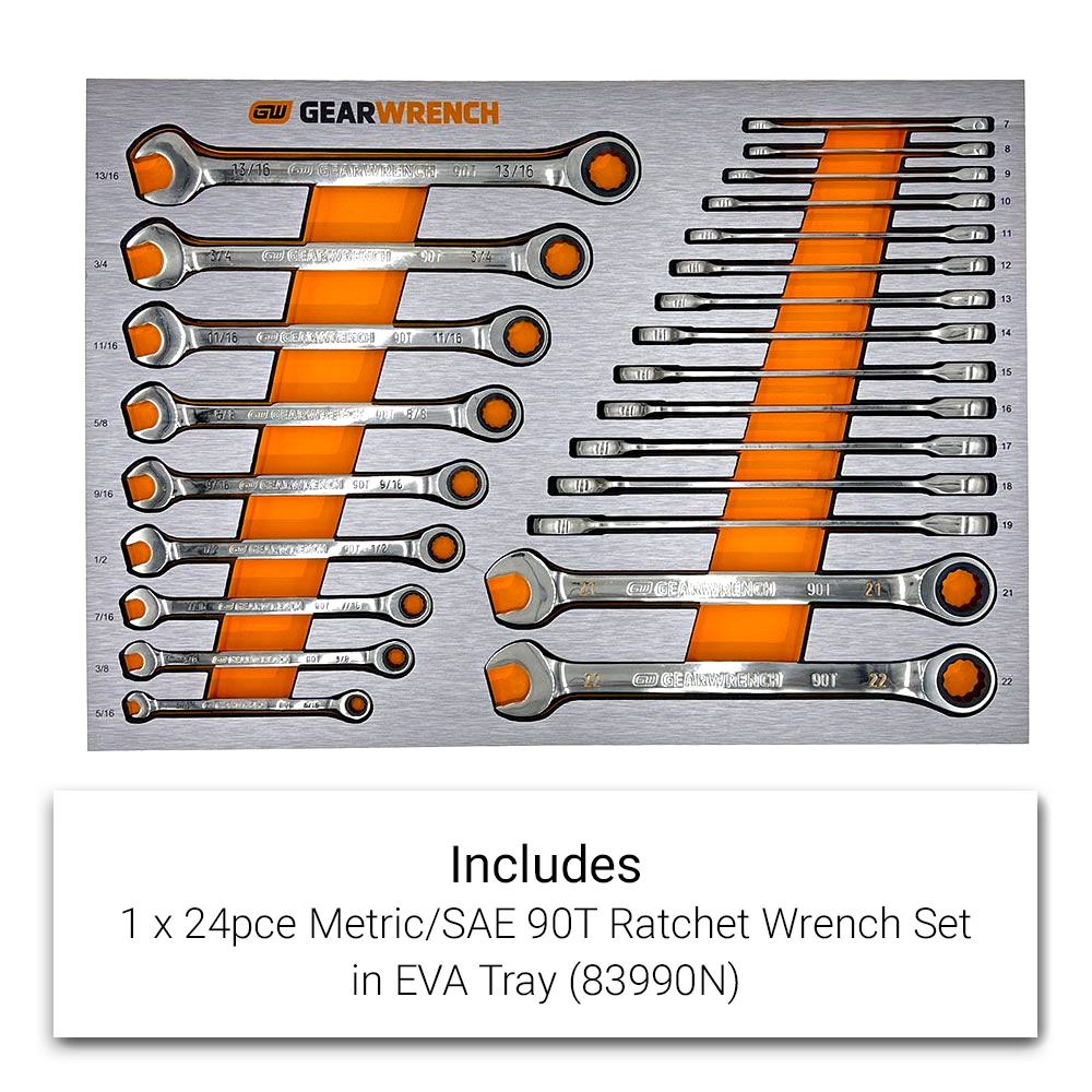 GEARWRENCH 89953SILVER 288pce Combination Tool Kit with 10 Drawer ...