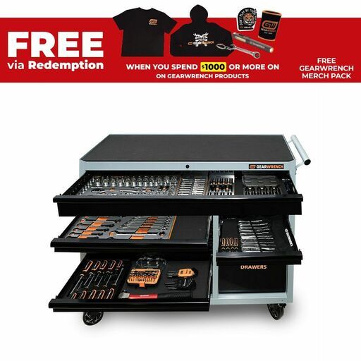 GEARWRENCH 89953SILVER 288pce Combination Tool Kit with 10 Drawer