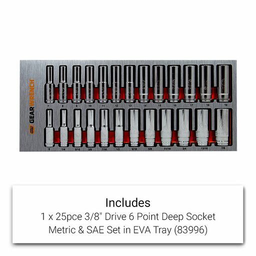 GEARWRENCH 89953WHITE 288pce Combination Tool Kit with 10 Drawer White Roller Cabinet – image 11