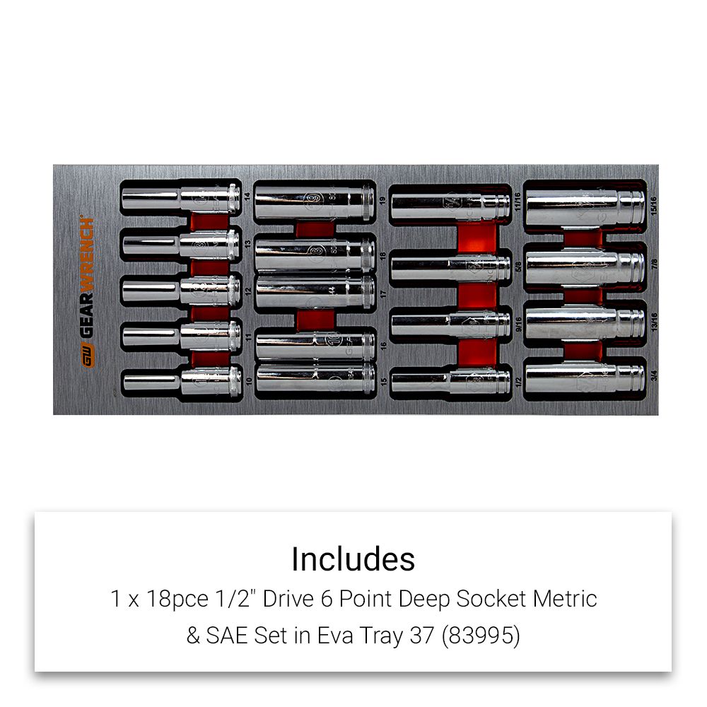GEARWRENCH 89953WHITE 288pce Combination Tool Kit with 10 Drawer White Roller Cabinet – image 12