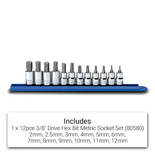 GEARWRENCH 89953BLUE 288pce Combination Tool Kit with 10 Drawer Blue Roller Cabinet – image 4