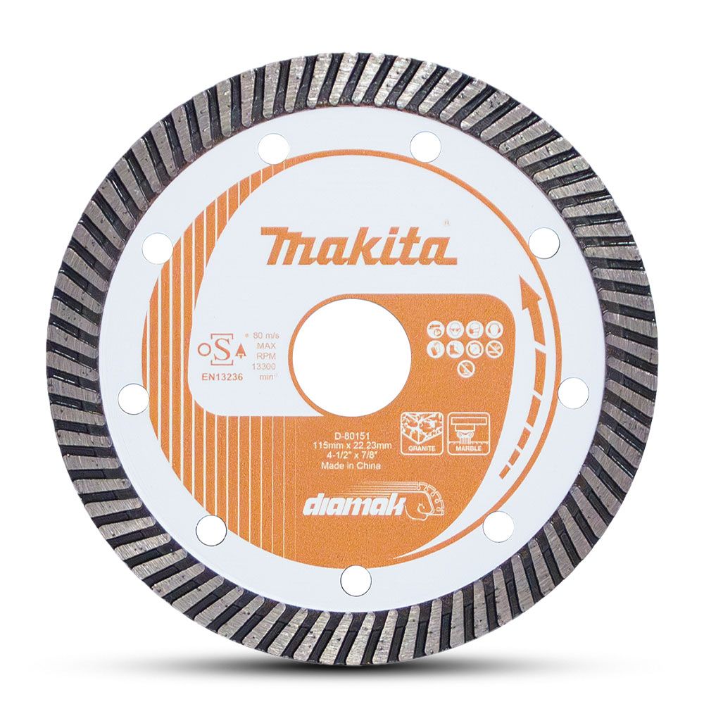 Makita D-80151 115mm x 22.23mm DIAMAK Turbo Diamond Blade – image 2