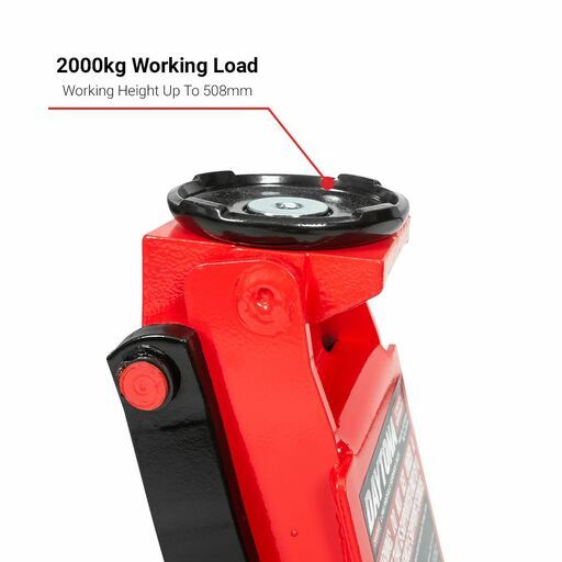 Daytona DLP2000R 2000Kg Low Profile Service Jack Red – image 6