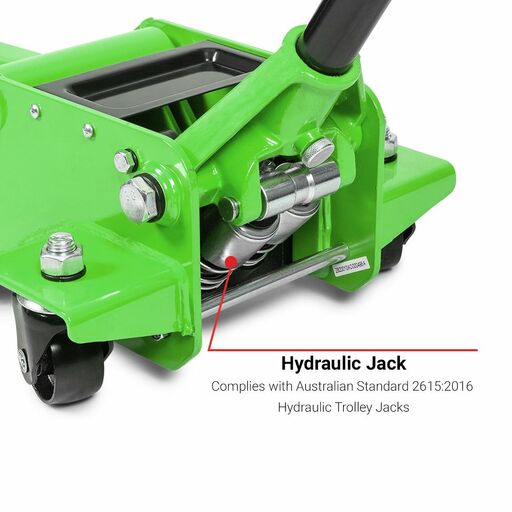 Daytona DLP2000G 2000kg Low Profile Service Jack Green – image 5