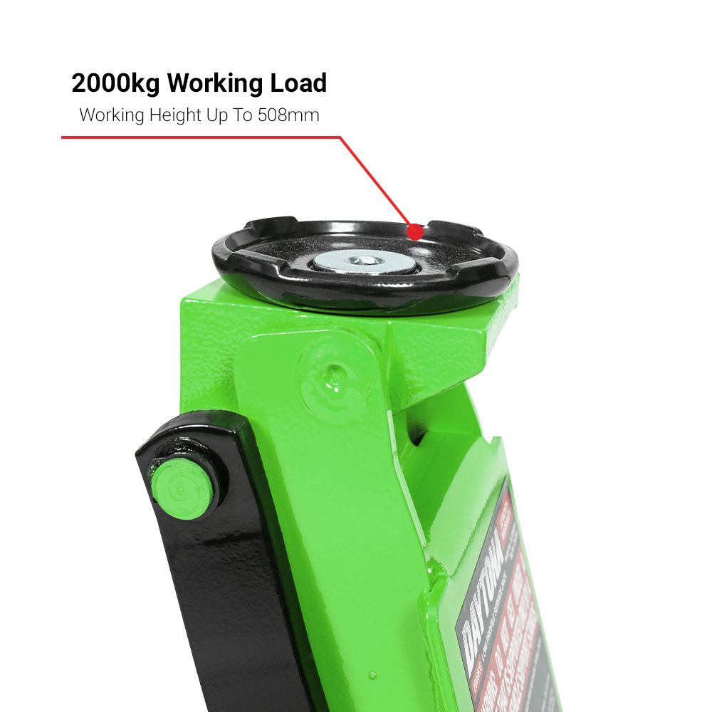 Daytona DLP2000G 2000kg Low Profile Service Jack Green – image 6