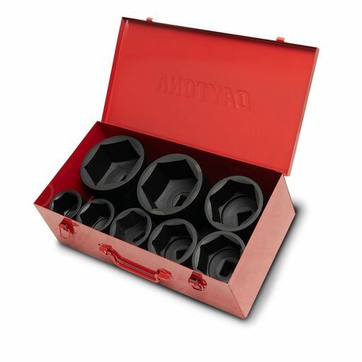 Daytona DISE81 8pce 1" Deep Impact 50-100mm Metric Socket Set – image 2
