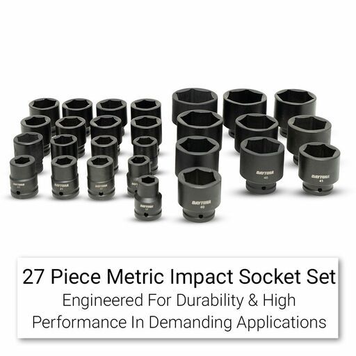 Daytona DIS2734 27pce 3/4" Drive 17-60mm Metric Impact Socket Set – image 3