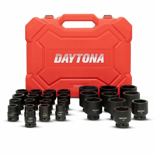 Daytona DIS2734 27pce 3/4" Drive 17-60mm Metric Impact Socket Set