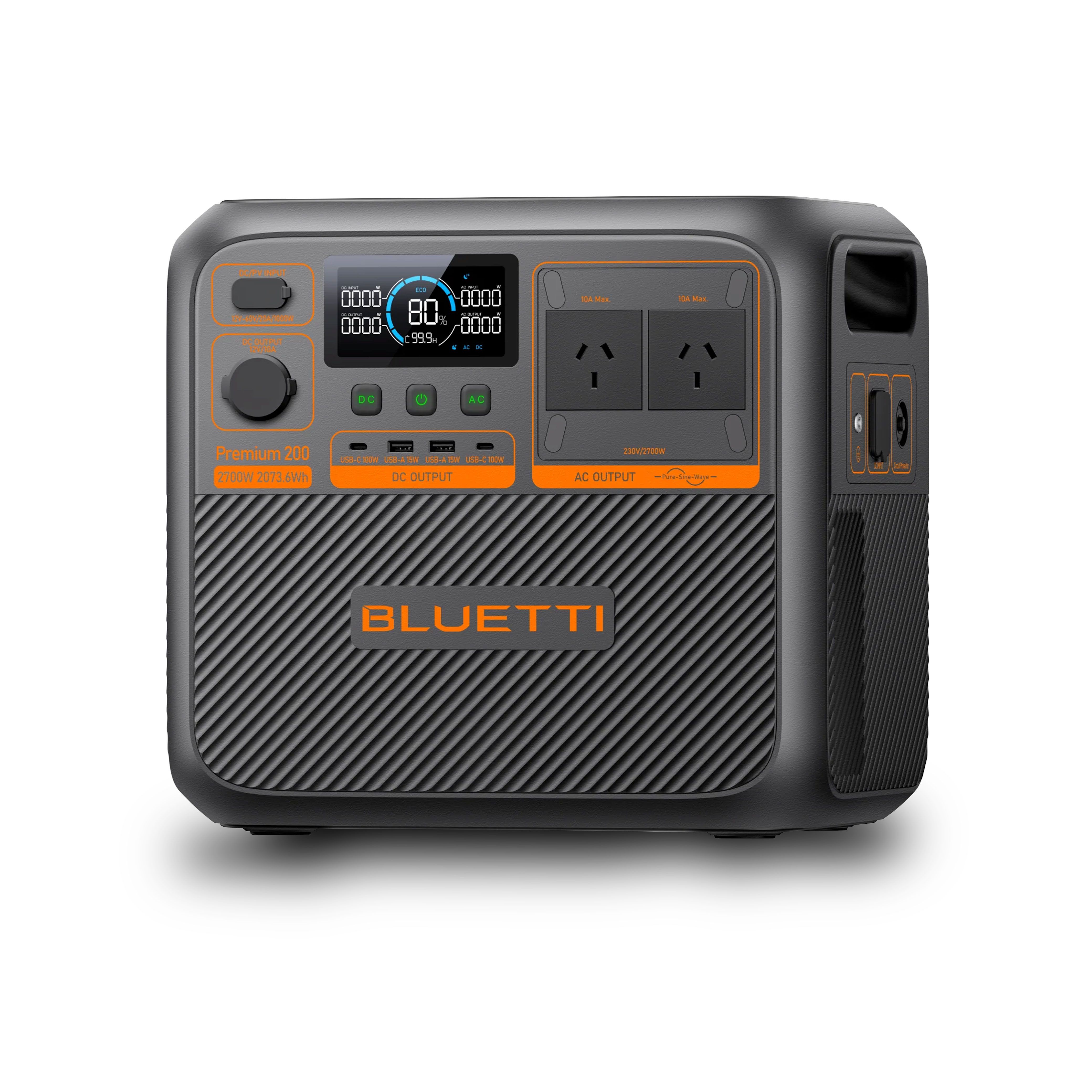 BlueTTI Premium 200 V2 (P-PR200V2-AU-GY-BL-010) Premium 200 V2 Portable Power Station – image 1